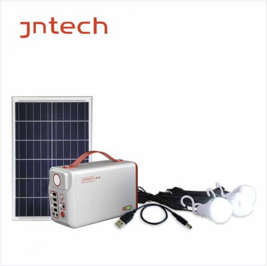 Jntech Portable Power Supply Portable Solar System 12V tension de sécurité
