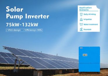 Onduleur de pompe solaire de 132 kW pour l'irrigation de grandes surfaces agricoles