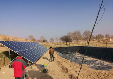 Système de pompe solaire de 5,5 kW et 15 kW au Shaanxi