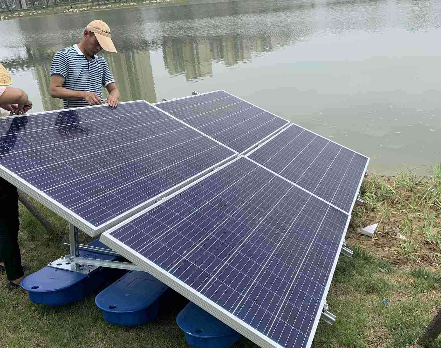  JNTECH système d'aération solaire appliqué avec succès au projet de gouvernance environnementale à Shenling Tan, Anqing ville