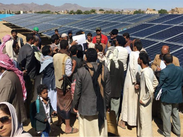 Système de pompe solaire 100kw au Yémen