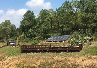  2,2kw système de pompe solaire en Jiangxi institut de conservation des sols et de l'eau