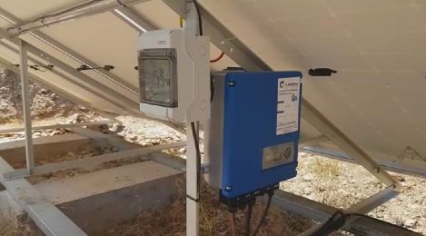 Système de pompe solaire 1.1kw au Portugal
