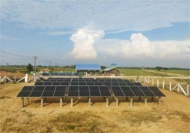 Système de pompe solaire de 30 kW au Myanmar
    