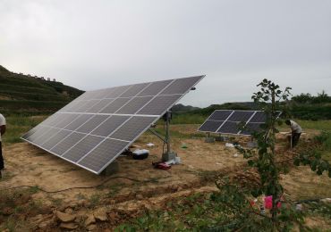 Système de pompe solaire 7.5kw à SuiDe, Shaanxi